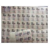 Sheet of Voice of America 5c Stamps