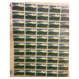 Sheet of 5-Cent Canada 1867-1967 Stamps