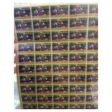 Sheet of US 5-Cent Postage Stamps