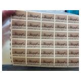 Sheet of Cherokee Strip 6-Cent Stamps