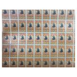 Sheet of 1867-1967 National Grange Stamps