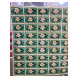 1967 Mississippi 5 Cent Stamp Sheet