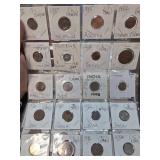 World Coins in Cardboard Holders