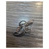 Sterling Silver Abstract Pendant