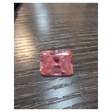 Rectangular-Cut Pink Gemstone, 20 Ct
