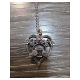 Sterling Silver Heart Pendant Necklace