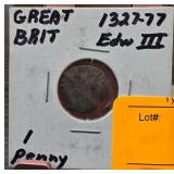 Edward III Great Britain Penny