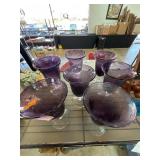 Purple Glass Stemware
