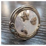 Sterling Silver Ring from Israel, Size 9