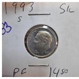 1993-S Roosevelt Dime Proof Silver Coin