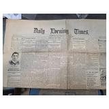 Daily Evening Times Newspaper, July 1891