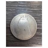 1892 British Coin Featuring Crowned Portrait