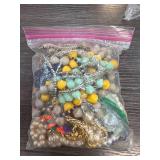 Costume Jewelry in Bag