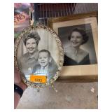 Vintage Photo Frames With Photographs