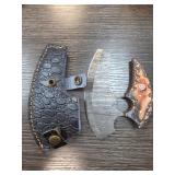 Custom Handcrafted Blade with Leather Sheath