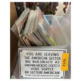 Comic Books and Berlin Wall Plaque