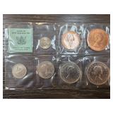 1965 New Zealand Coin Set in Original Packaging