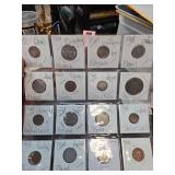 15 World Coins in Sleeves
