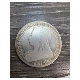 1894 British One Shilling Coin