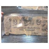 1841 Bank of Bucks County Two Dollar Note