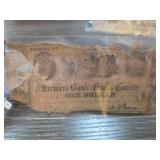 1841 Farmers Bank Bucks County One Dollar Note