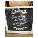 Decorative Framed Glass Wall Art