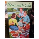 Coca-Cola Picnic Canvas Wall Art