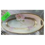 Hand-Painted Porcelain Serving Dish