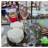 Towle Full Lead Crystal Bottle Topper etc