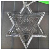 Crystal Star of David Ornament