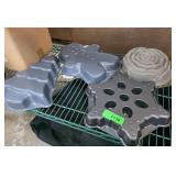 Four Novelty Metal Baking Molds