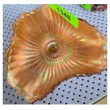 Antique Fenton Marigold Carnival Glass Bowl