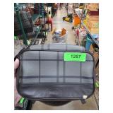 Coach Plaid Travel Bag with Zip Closure