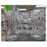 Vintage MCM Style Hourglass Shaped Beer Glasses
