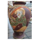 Japanese Hand-Painted Ceramic Vase