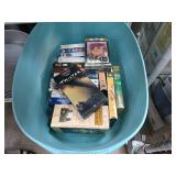 VHS Tapes in Bin