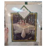 Waterford Linens Patterned Tablecloth