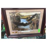 Framed Limited Edition American Eagle Art
