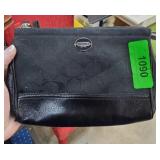 Coach Black Fabric and Leather Bag