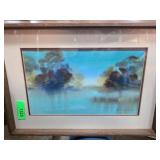 Landscape Painting by Ruby Willett Wampler Listed