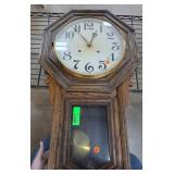 Wooden Wall Clock with Pendulum