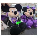 Disney Halloween Mickey and Minnie Plush Set