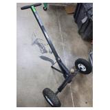 Black Metal Hand-Pull Trailer Dolly