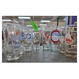 Group of Beer Logo-Branded Glass Drinkware