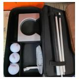 Coach Golf Putting Set in Plaid Case