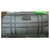 Coach Toiletry Travel Bag in Plaid Design