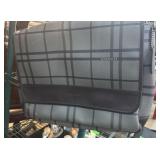 Coach Plaid Messenger Bag With Leather Trim