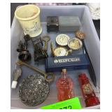 Vintage Pencil Sharpeners Pocket Watches etc