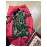 Artificial Christmas Tree in Red Storage Bag