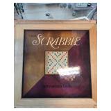 Scrabble Wooden Box Edition Crossword Game